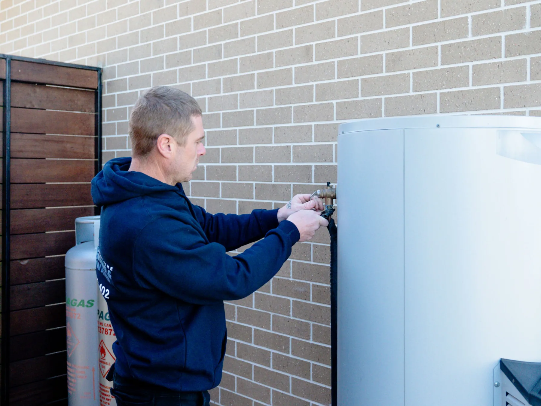 Hot water system service